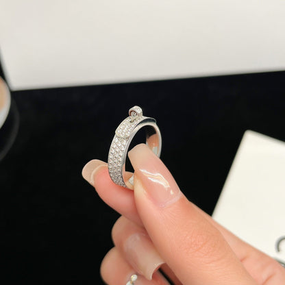 [Avelora]KELLY SILVER DIAMOND RING