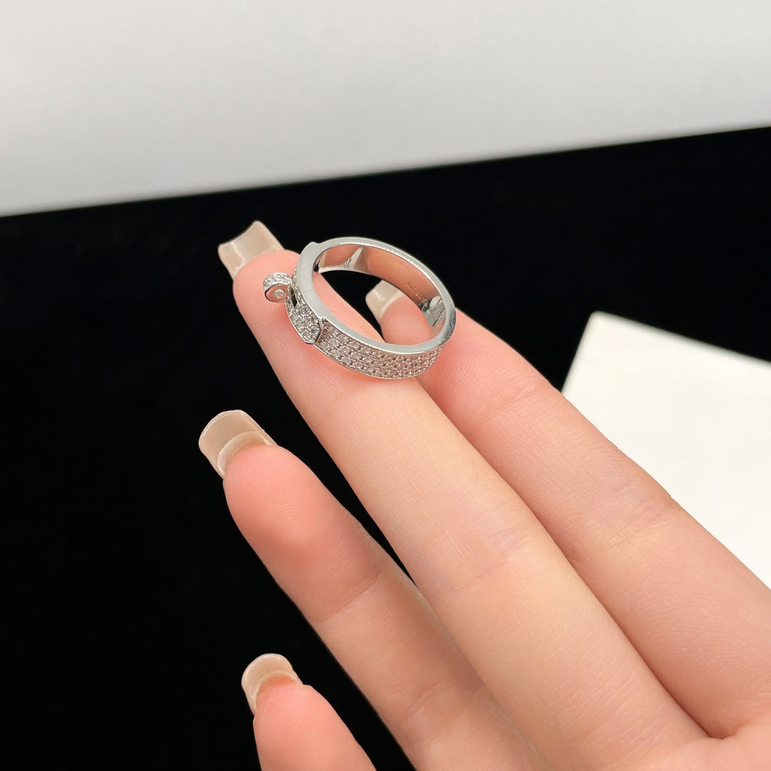 [Avelora]KELLY SILVER DIAMOND RING
