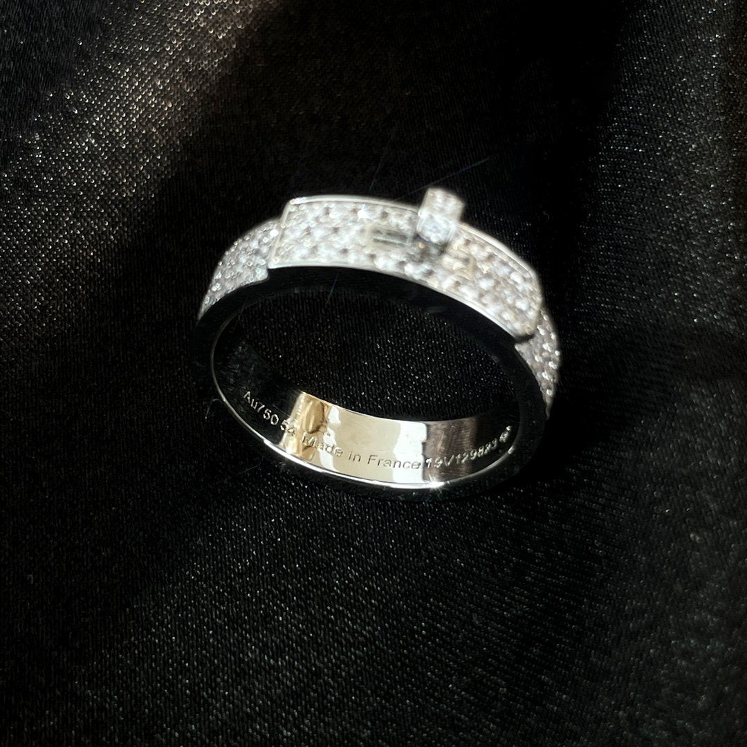 [Avelora Jewelry ]KELLY SILVER DIAMOND RING