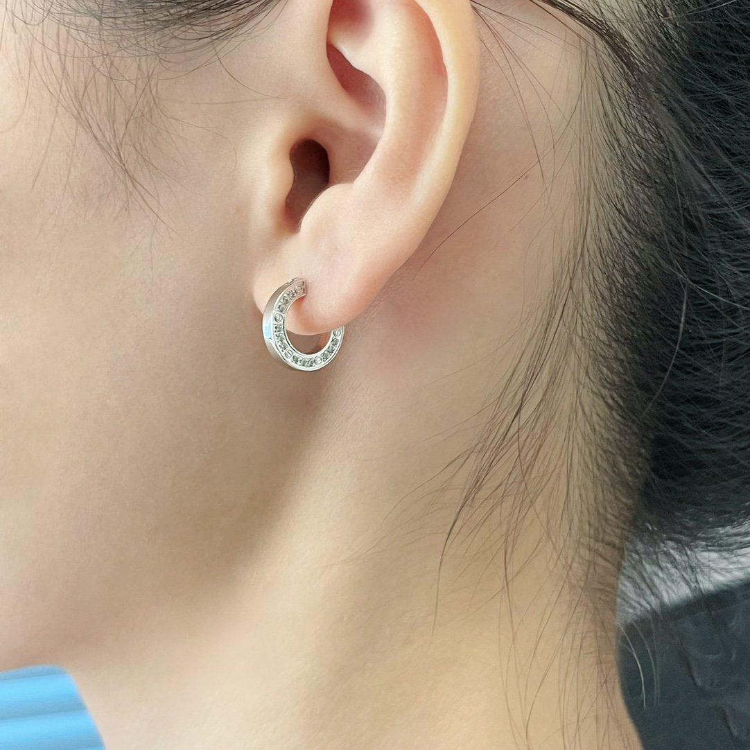 [Avelora Jewelry ]LOVE DIAMOND EARRINGS