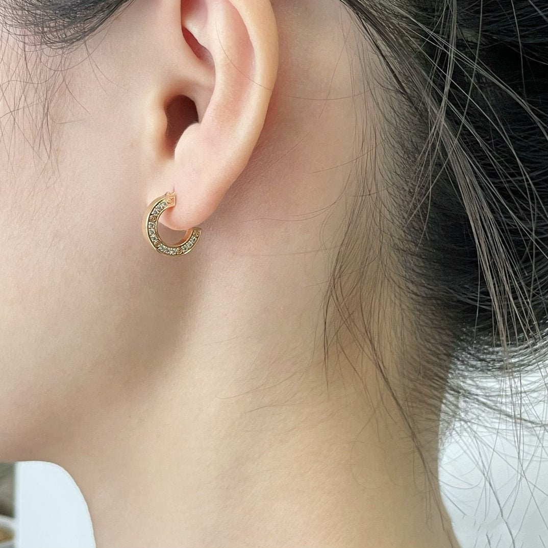 [Avelora Jewelry ]LOVE DIAMOND EARRINGS