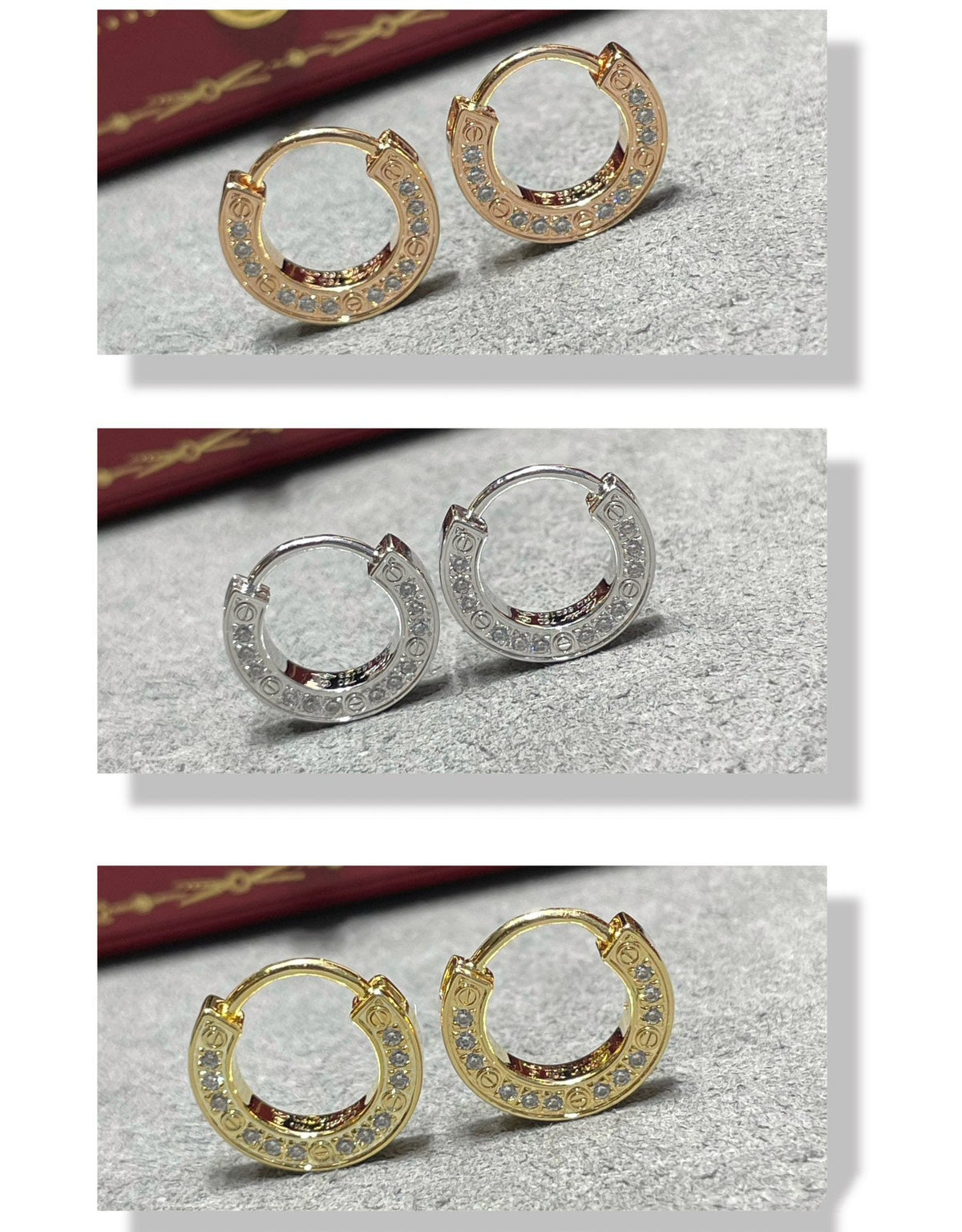 [Avelora Jewelry ]LOVE DIAMOND EARRINGS