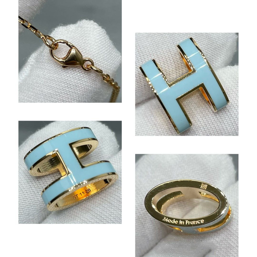 [Avelora Jewelry ]POP H SKY BLUE NECKLACE
