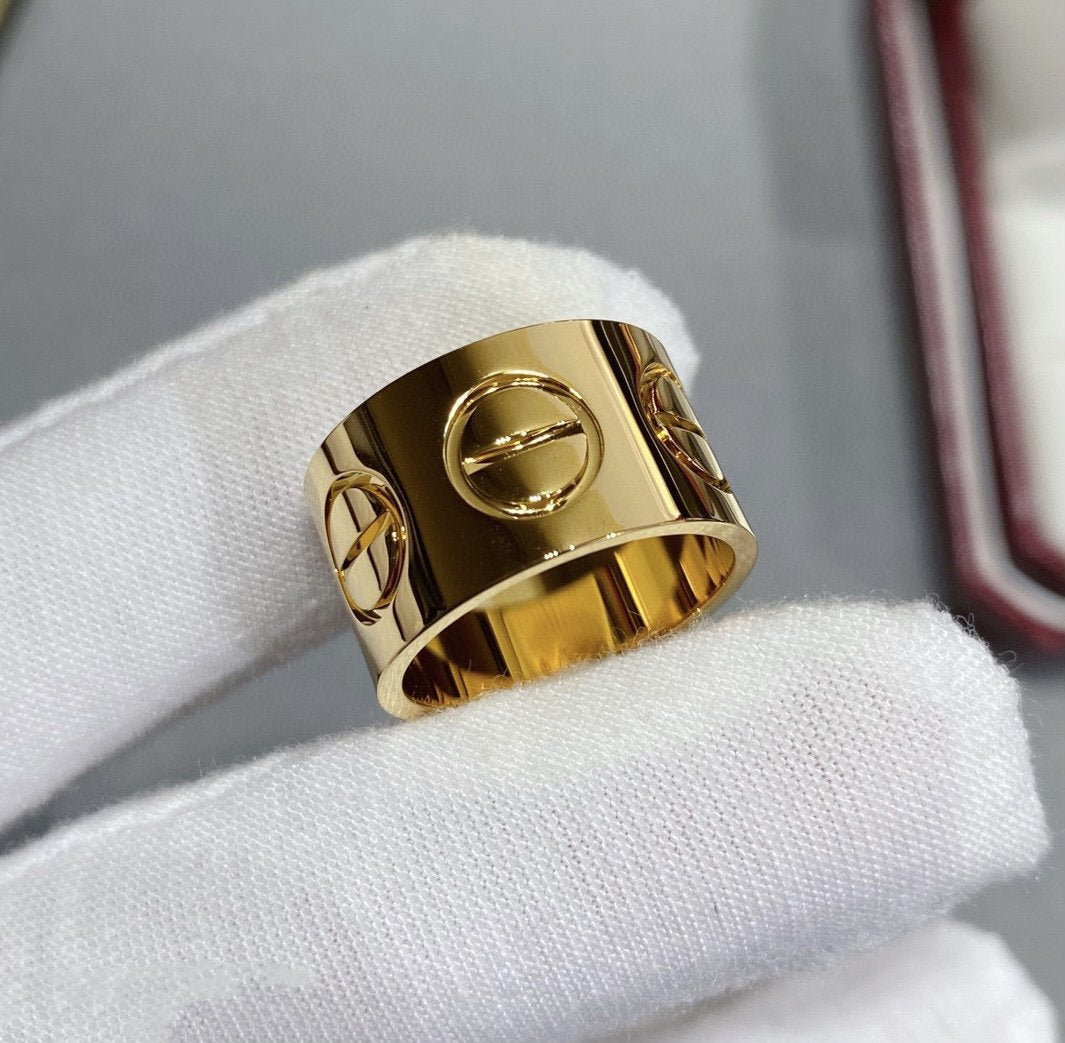 [Avelora Jewelry ]LOVE 11MM LARGE RING