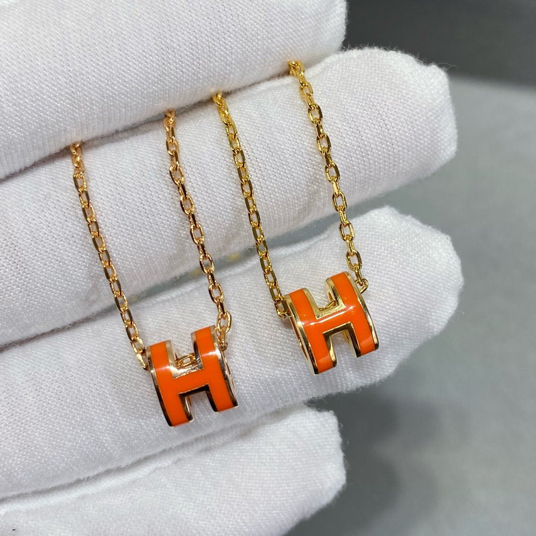 [Avelora Jewelry ]MINI POP H NECKLACE