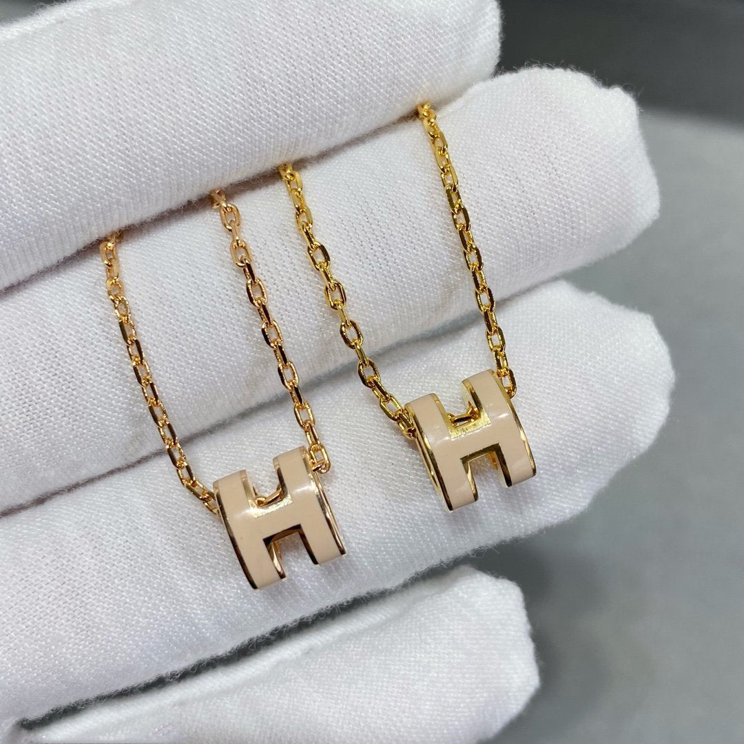 [Avelora Jewelry ]MINI POP H NECKLACE
