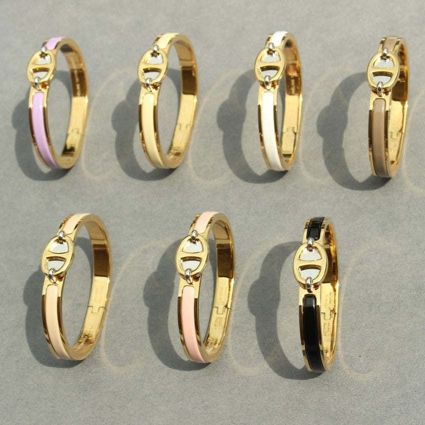 [Avelora]CLIC CHAINE GOLD BRACELET