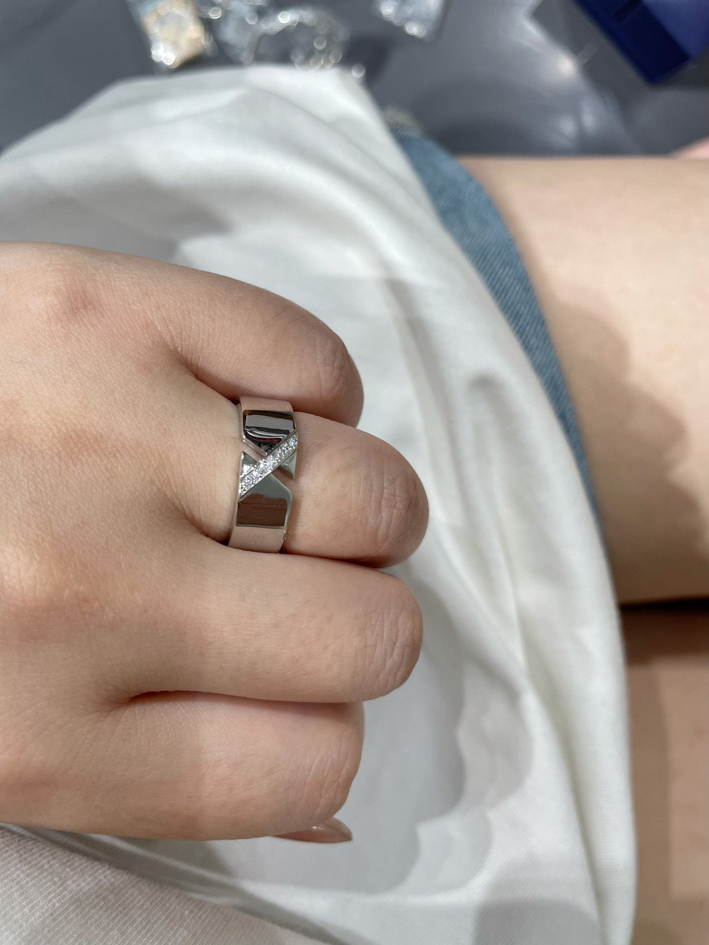 [Avelora]LIENS EVIDENCE DIAOMOND RING
