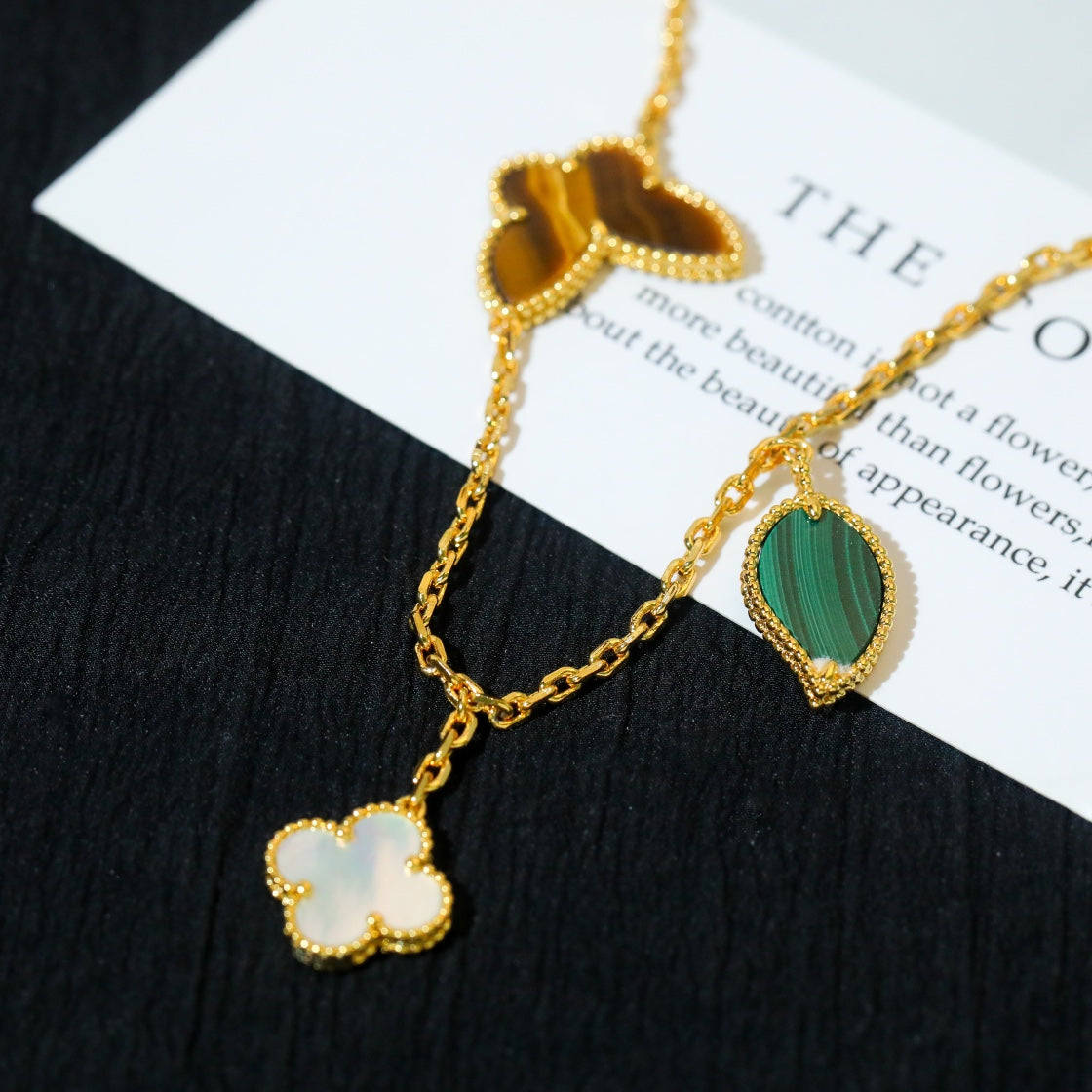 [Avelora Jewelry ]LUCKY SPRING 5 MOTIF GOLD BRACELET