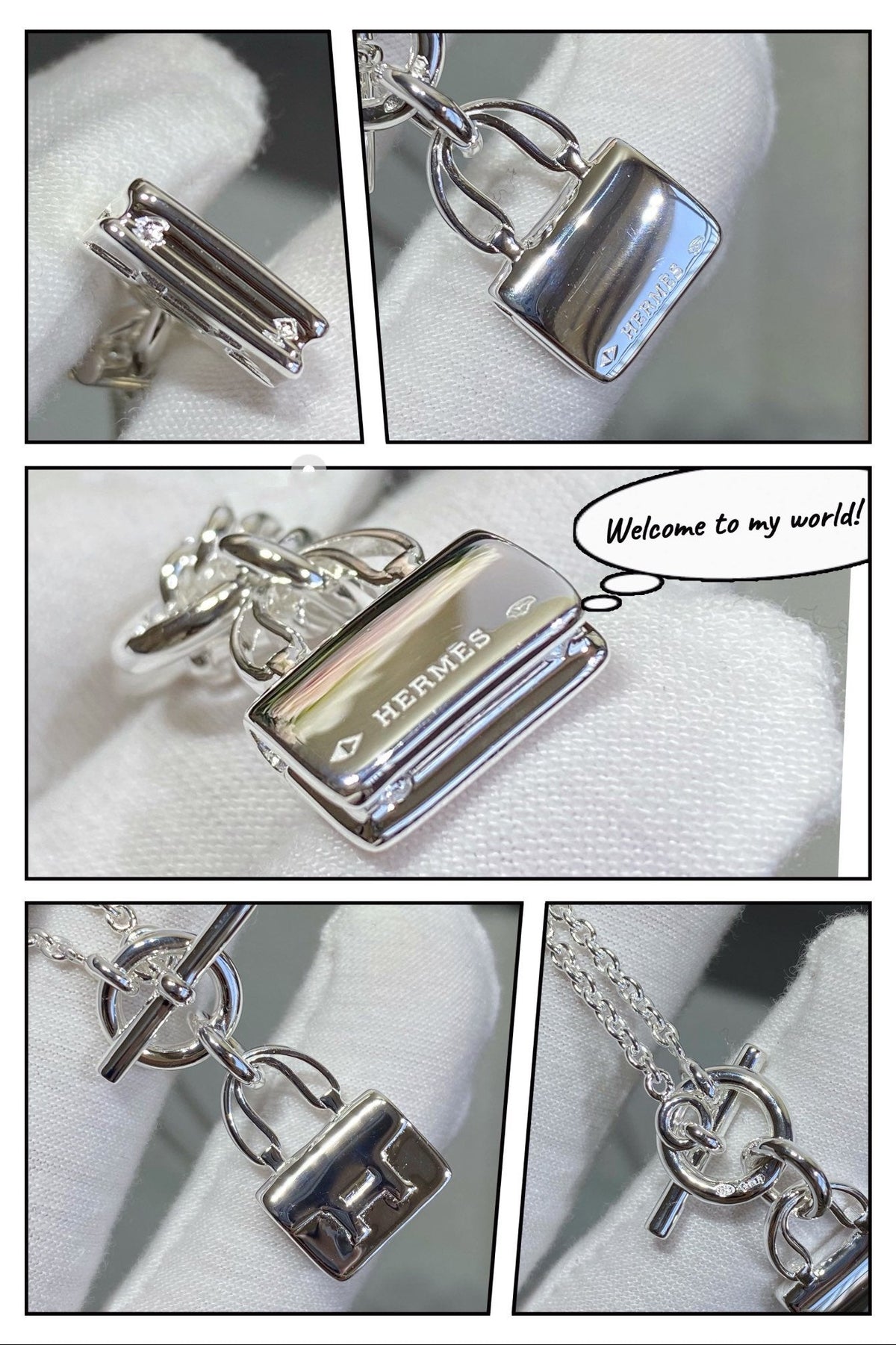 [Avelora Jewelry ]CONSTANCE PEDANT SILVER NECKLACE