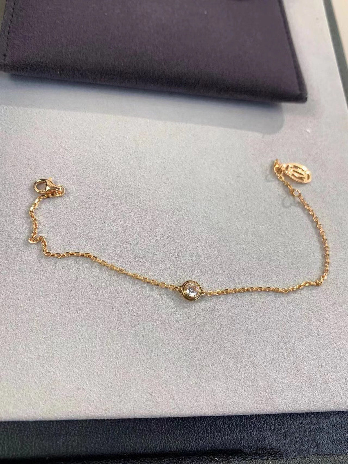 [Avelora Jewelry ]DAMOUR DIAMOND LINK BRACELET