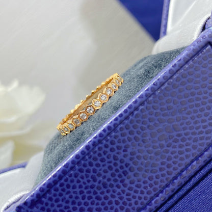 [Avelora]BEE LOVE DIAMOND PAVED SMALL RING