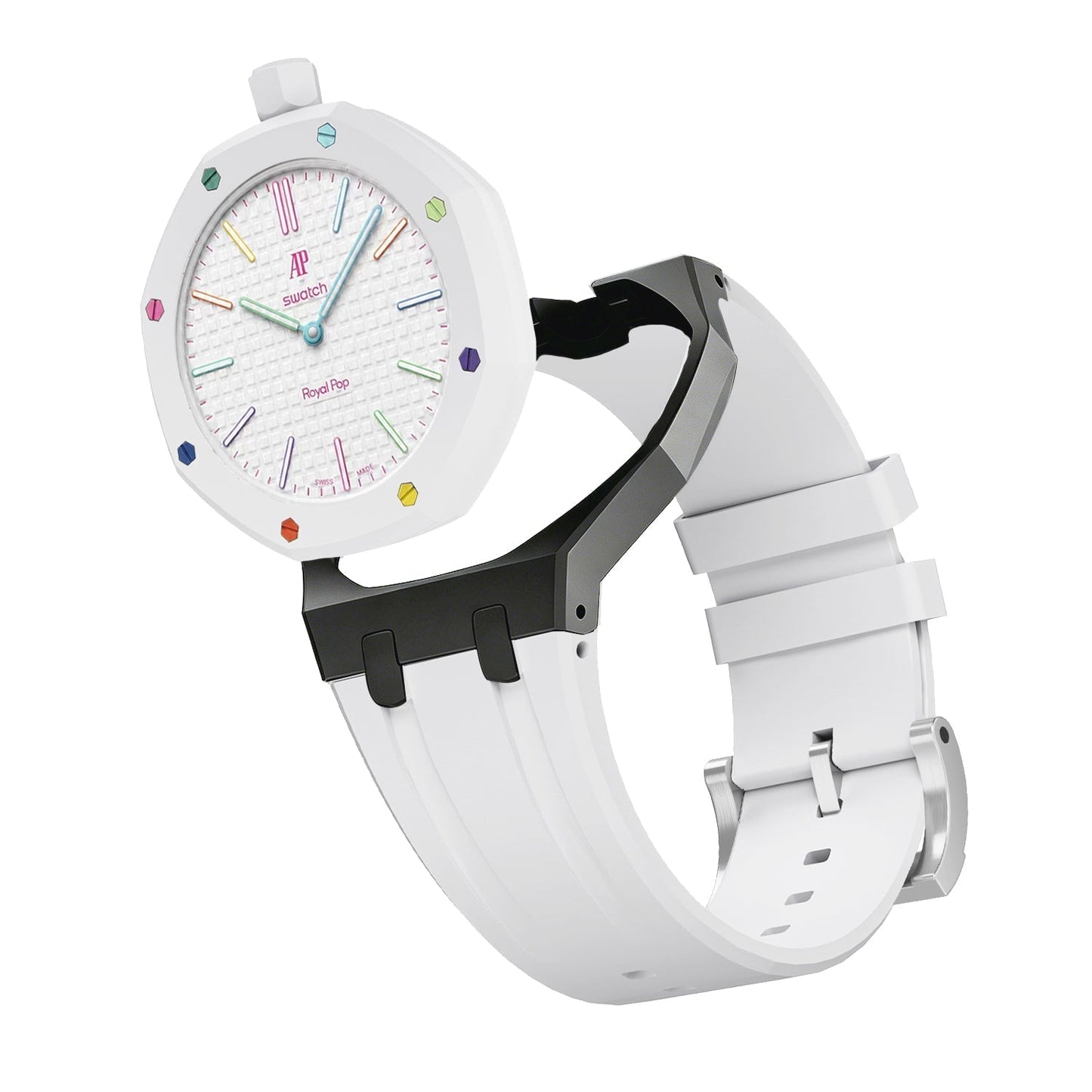[Avelora]Royal Oak Pop Exclusive Bioceramic Case & Silicone Strap Mix Color