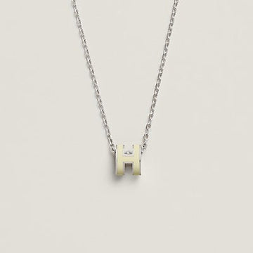 [Avelora Jewelry ]HM CLIC YELLOW ENAMEL GOLD NECKLACE