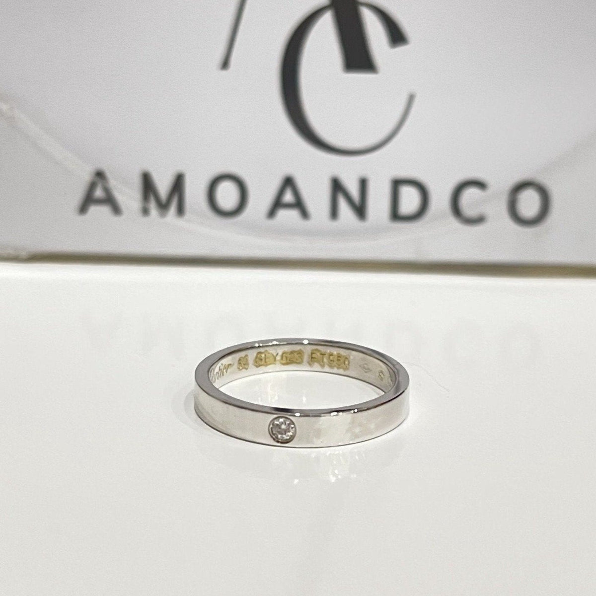 [Avelora Jewelry ]LOVE RING 4MM 1 DIAMOND