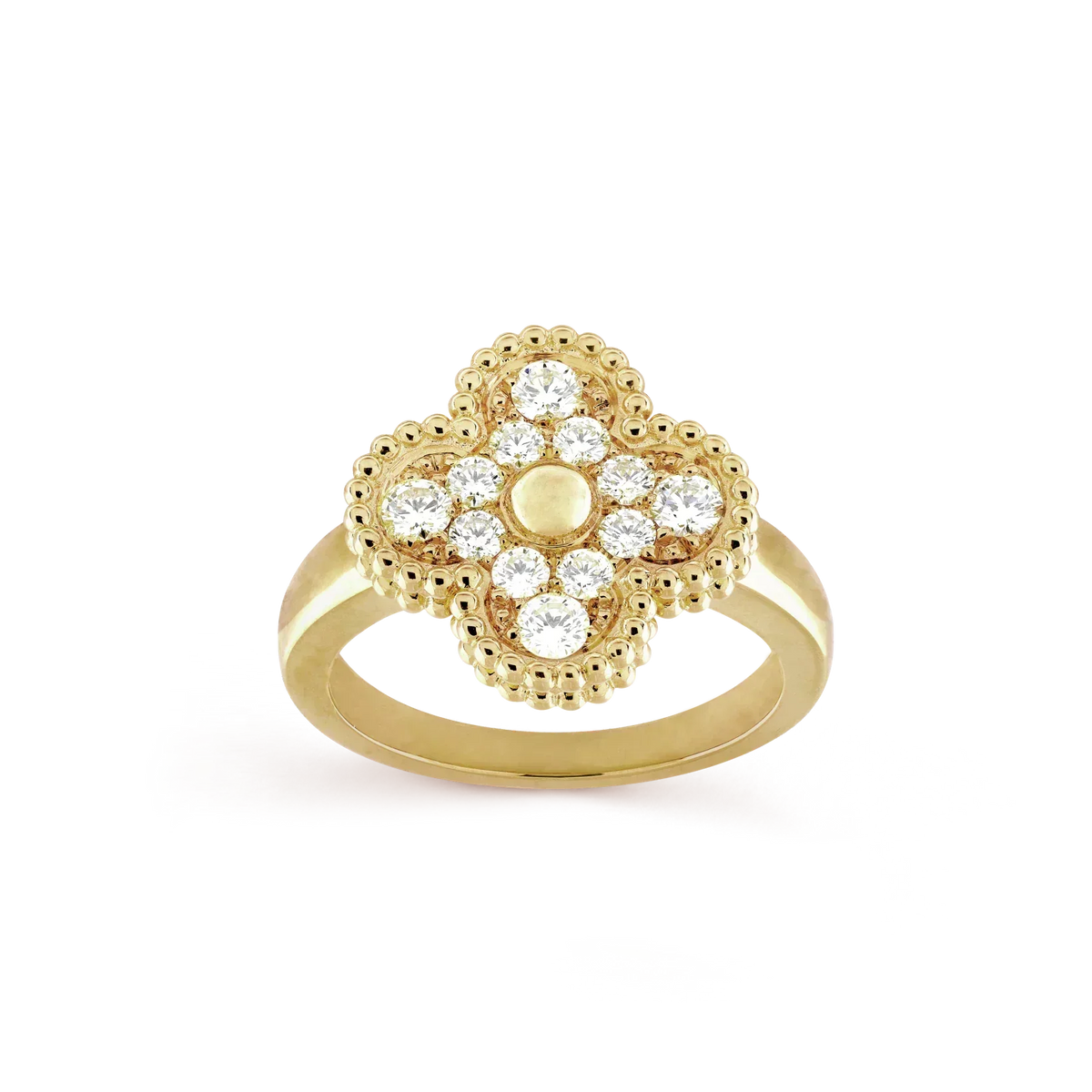 [Avelora Jewelry ]CLOVER DIAMOND RING