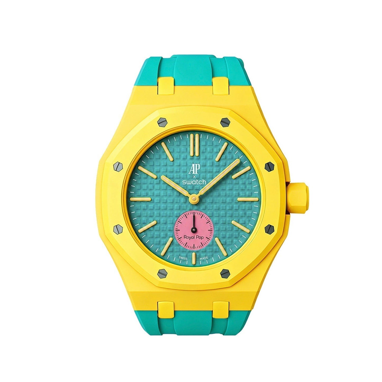 [Avelora]Royal Oak Pop Exclusive Bioceramic Case & Silicone Strap Mix Color