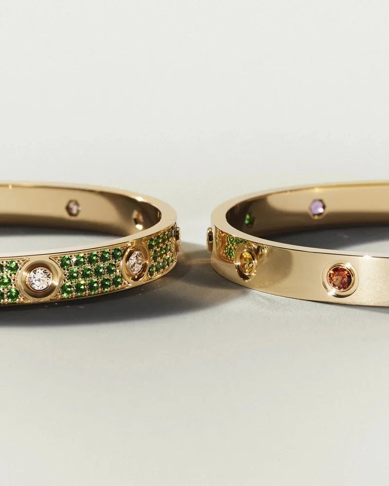 [Avelora]CLASSIC 6.1MM LOVE BRACELET 10-DIAMOND FULL PAVÉ