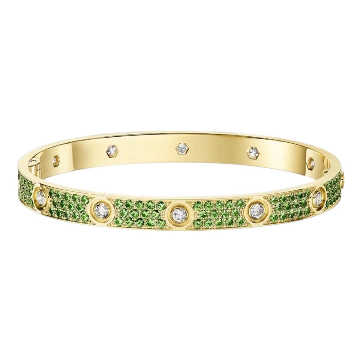 [Avelora jewelry]CLASSIC 6.1MM LOVE BRACELET 10-DIAMOND FULL PAVÉ