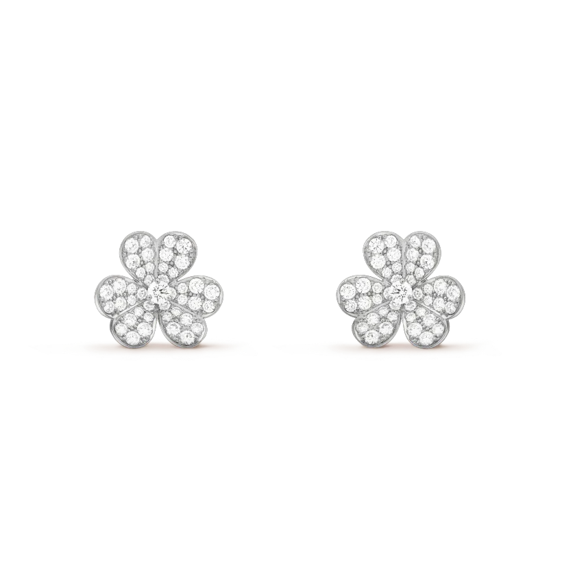 [Avelora Jewelry ]CLOVER COMOS DIAMOND EARRINGS SILVER