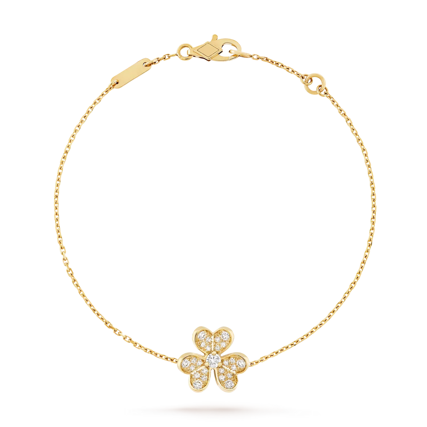[Avelora]LUMINOUS BLOSSOM SINGLE-MOTIF CHARM BRACELET