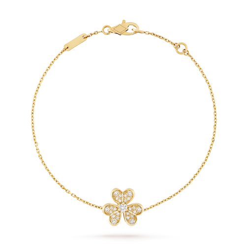 [Avelora]LUMINOUS BLOSSOM SINGLE-MOTIF CHARM BRACELET
