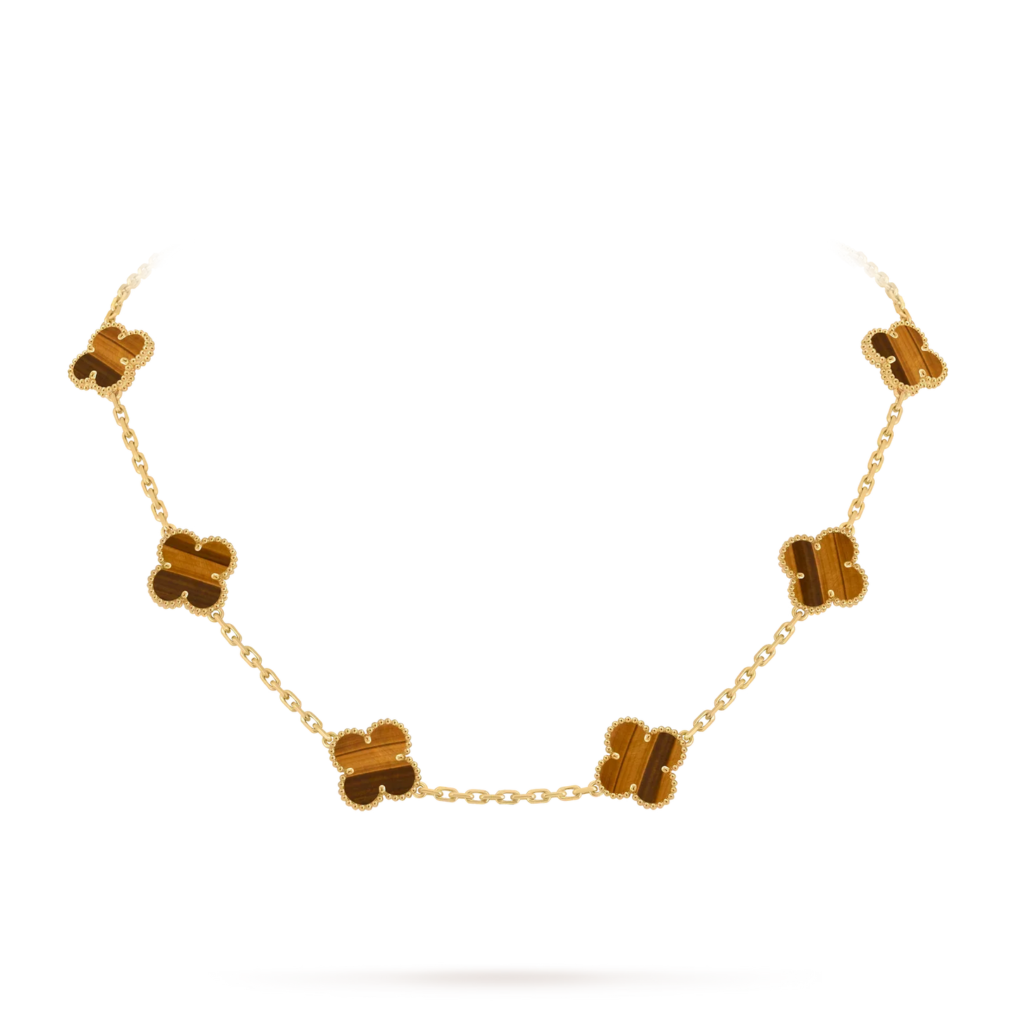 [Avelora]CLASSIC LUCKY 10-MOTIF CLOVER NECKLACE GOLD COLLECTION