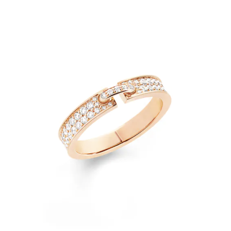 [Avelora Jewelry ]ALLIANCE LIENS VIDENCE PAVED DIAMOND 4MM RING
