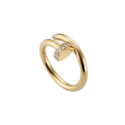 [Avelora]CLOU 2.6MM DIAMOND RING