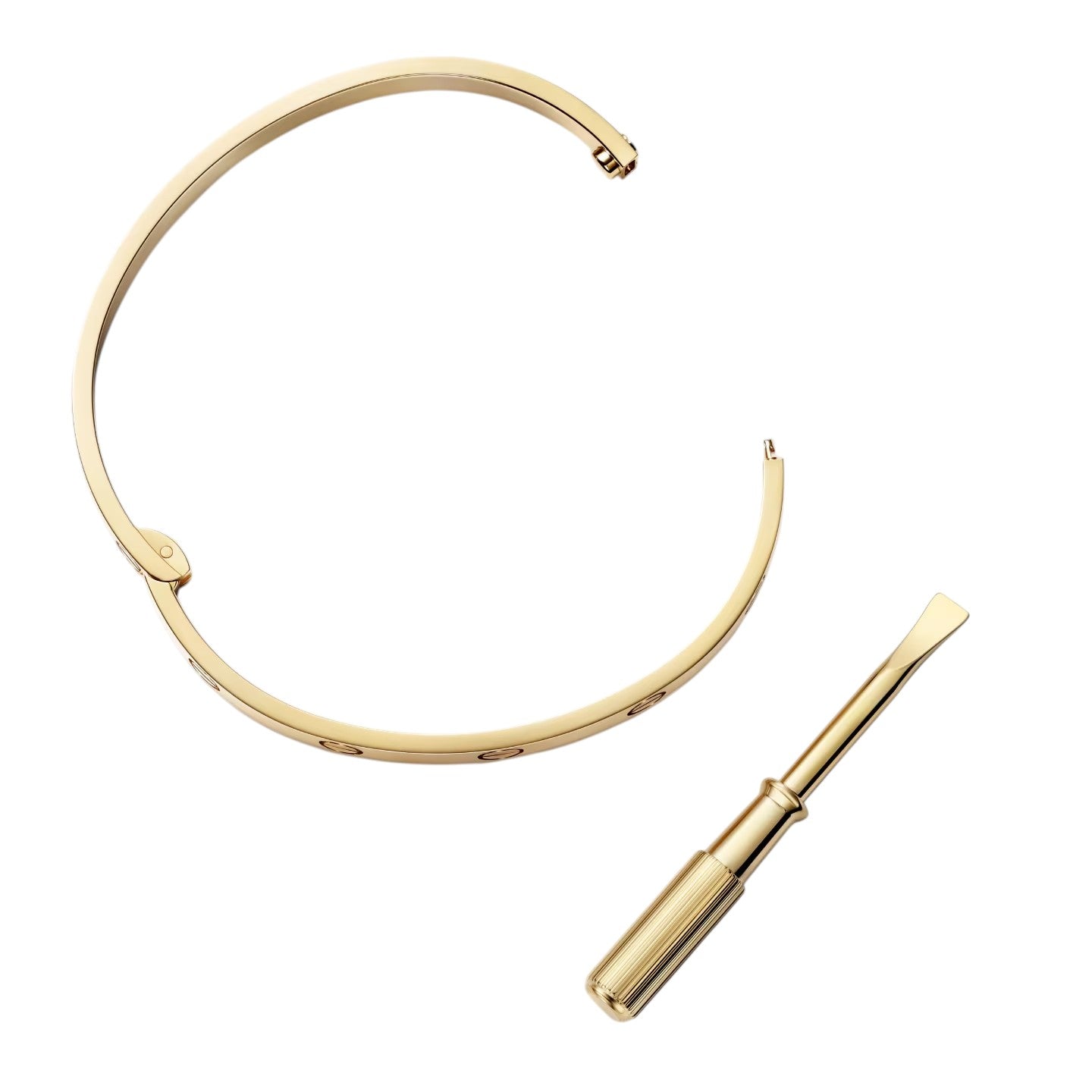 [Avelora]CLASSIC 6.1MM LOVE SINGLE-SCREW CLOSURE BANGLE