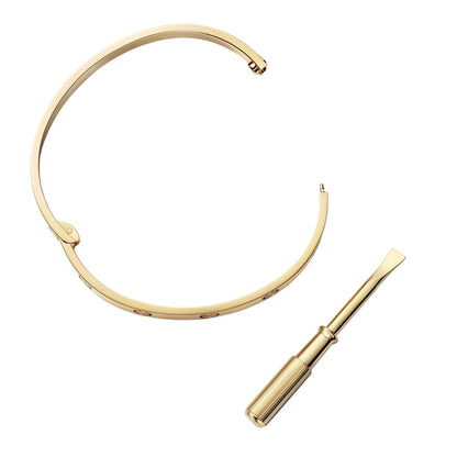 [Avelora]CLASSIC 6.1MM LOVE SINGLE-SCREW CLOSURE BANGLE