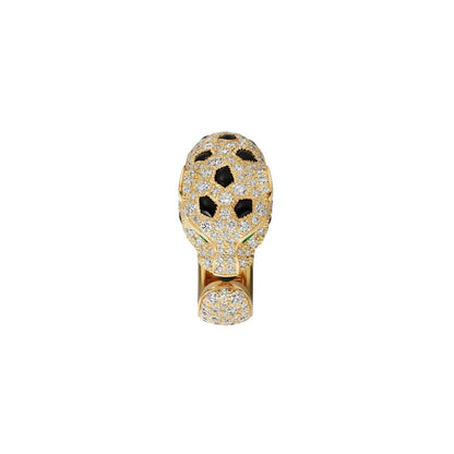 [Avelora]PANTHÈRE DE DIAMOND HALF-PAVÉ MEDIUM RING