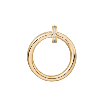 [Avelora]CLOU 2.6MM DIAMOND RING