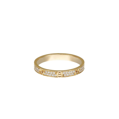 [Avelora]LOVE 2.6MM PAVÉ DIAMOND RING