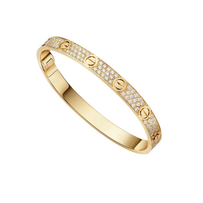 [Avelora]CLASSIC 6.1MM LOVE BANGLE - FULL PAVÉ