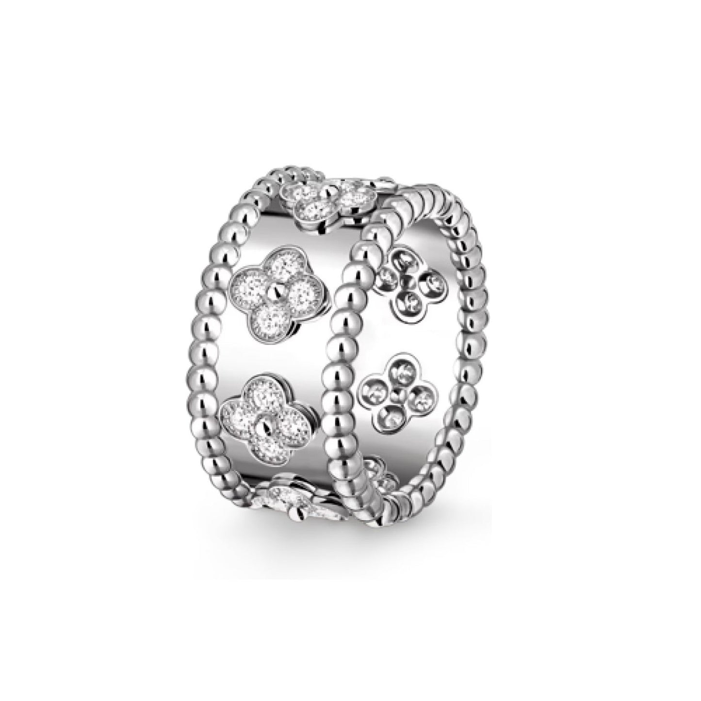 [Avelora]KALEIDOSCOPE RADIANCE WIDE BAND RING
