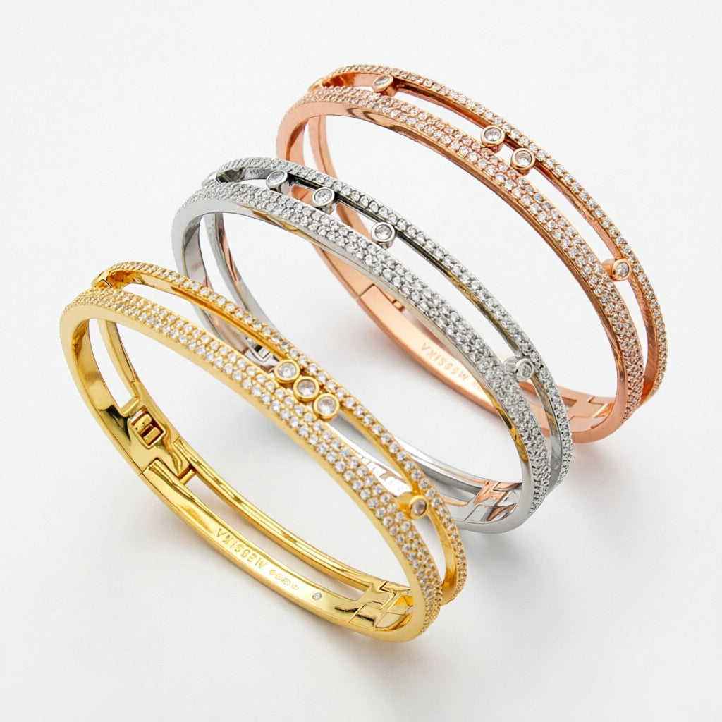 [Avelora Jewelry]Move Romane pavé bangle