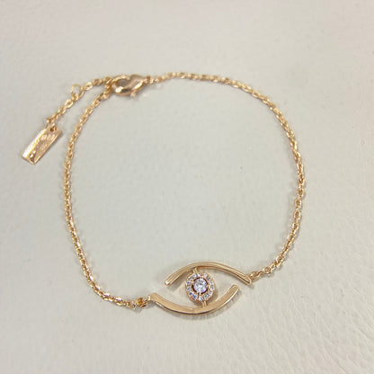 [Avelora]LUCKY EYE PAVÉ-SET DIAMOND BRACELET