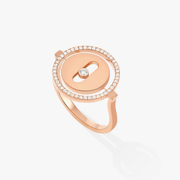 [Avelora jewelry]Lucky Move Rose Gold Diamond Ring