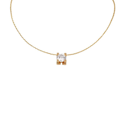 [Avelora]C DE PENDANT DIAMOND NECKLACE