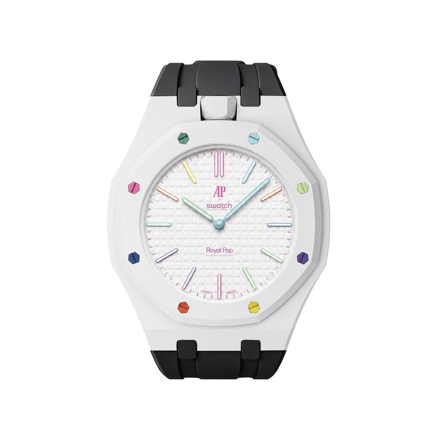 [Avelora]Royal Oak Pop Exclusive Bioceramic Case & Silicone Strap Mix Color