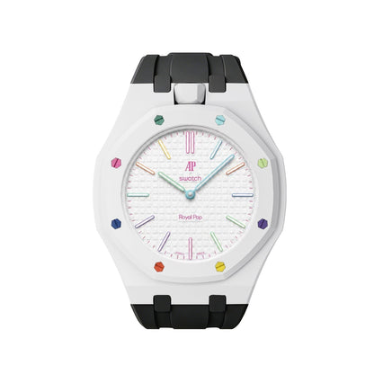 [Avelora]Royal Oak Pop Exclusive Bioceramic Case & Silicone Strap Mix Color