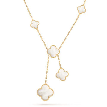 [Avelora Jewelry ]CLOVER MOTHER OF PEARL NECKLACE 6 MOTIF