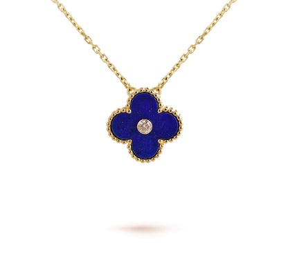[Avelora]LIMITED EDITION CHRISTMAS CLOVER FLOWER NECKLACE - 15MM ANNUAL COLLECTIBLE PENDANT