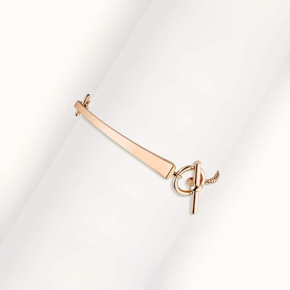 [Avelora Jewelry]CLOU DE FORGE BRACELET WITH SQUARE CONE STUDS