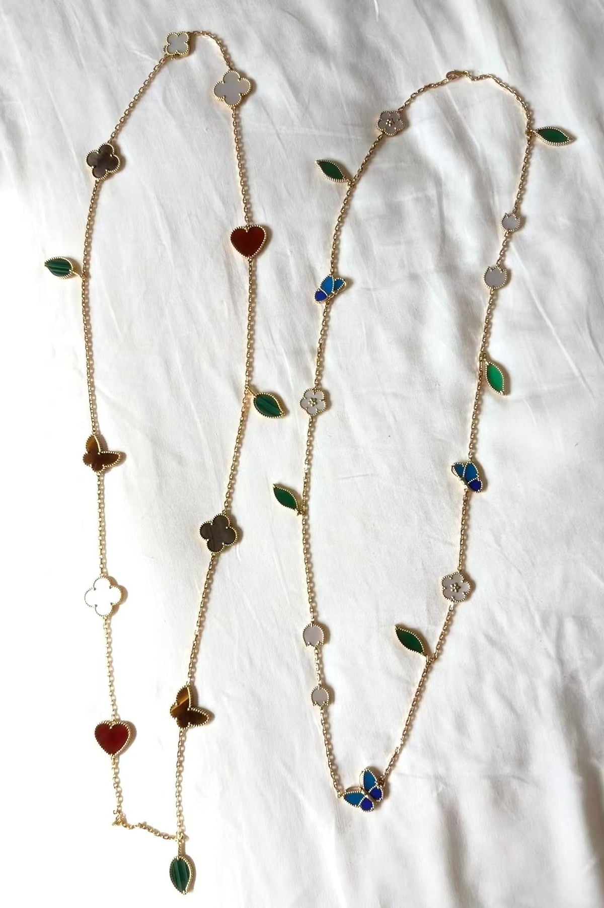 [Avelora Jewelry ]LUCKY SPRING GOLD  MOTIFS  NECKLACE