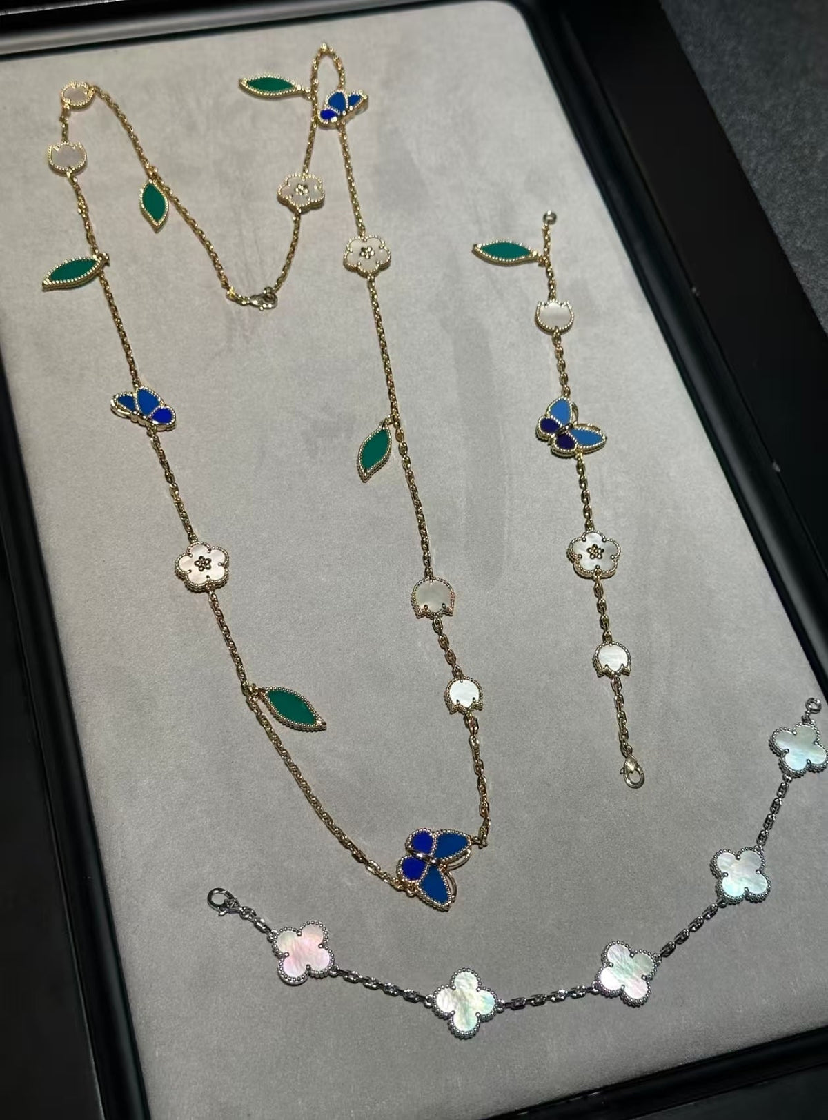 [Avelora Jewelry ]LUCKY SPRING GOLD  MOTIFS  NECKLACE