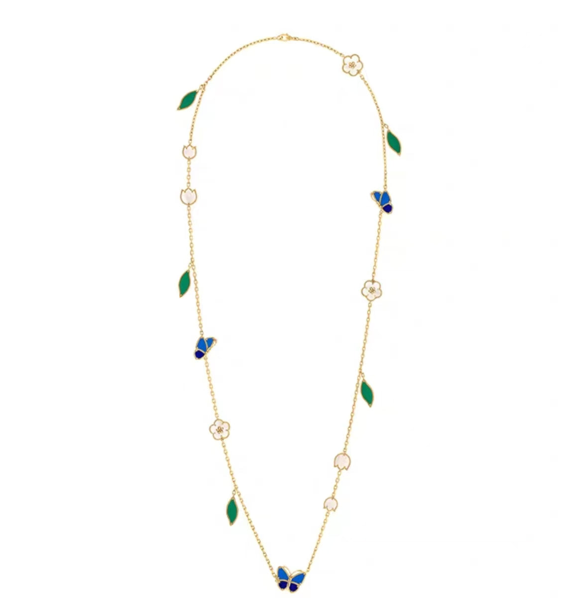 [Avelora Jewelry ]LUCKY SPRING GOLD  MOTIFS  NECKLACE