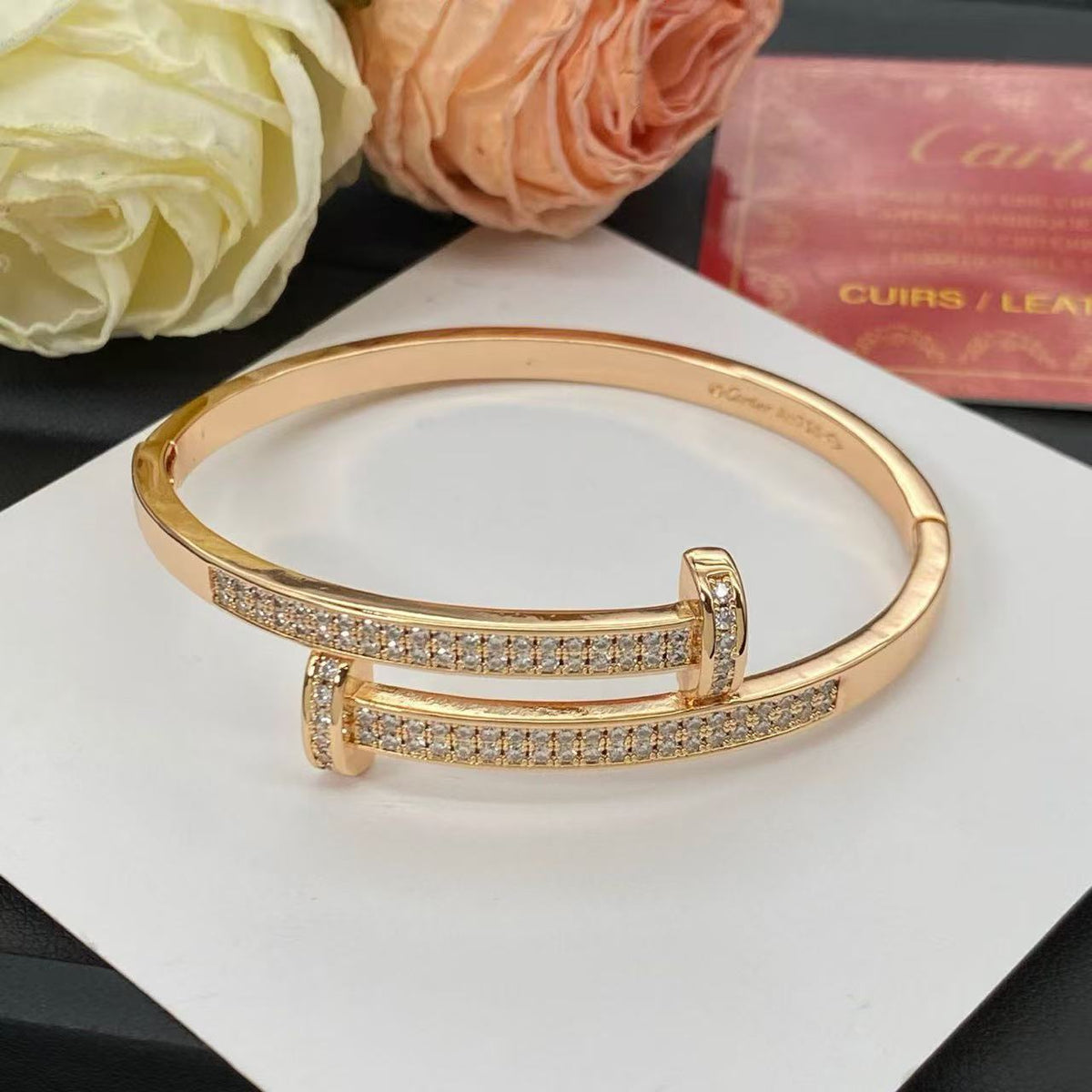 [Avelora Jewelry]NEW ROSE GOLD 6.1MM BRACELET