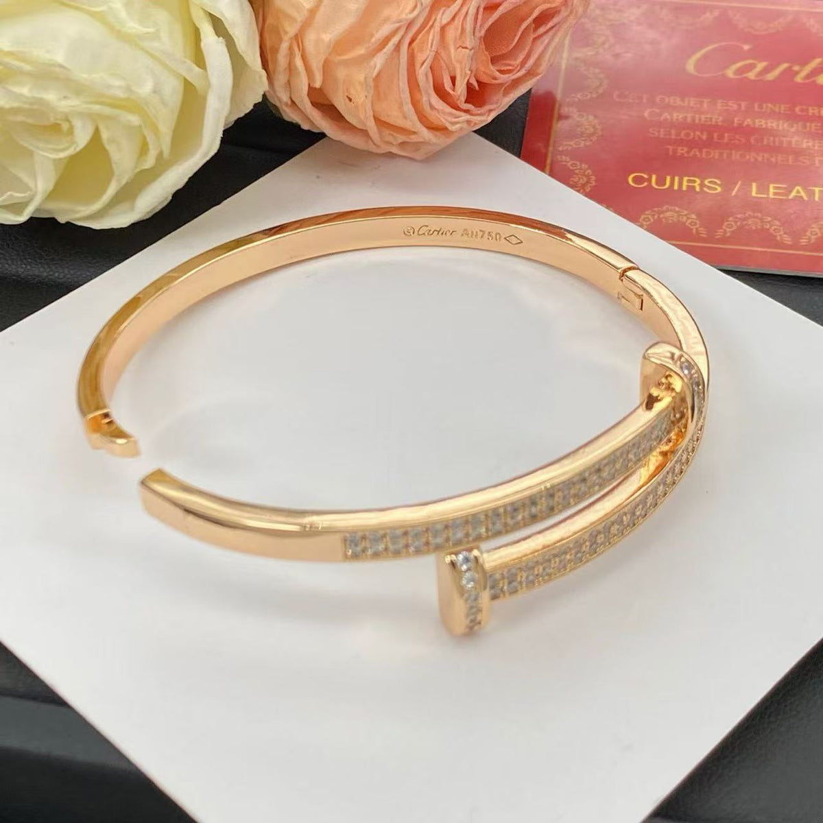 [Avelora Jewelry]NEW ROSE GOLD 6.1MM BRACELET